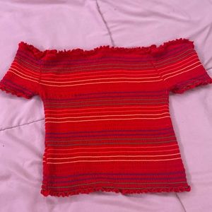 Women’s Off Shoulder Crop Top